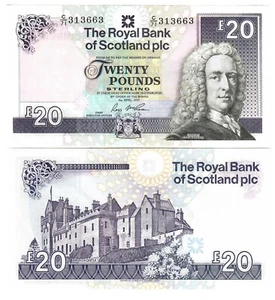 Scotland 20 Pounds 2017 UNC Royal Bank of Scotland - Picture 1 of 1