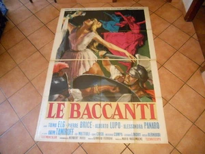 ORIGINAL MANIFEST LE BACCANTI TANIA ELG ALBERTO LUPO CM 140X200 1961 - Bild 1 von 1