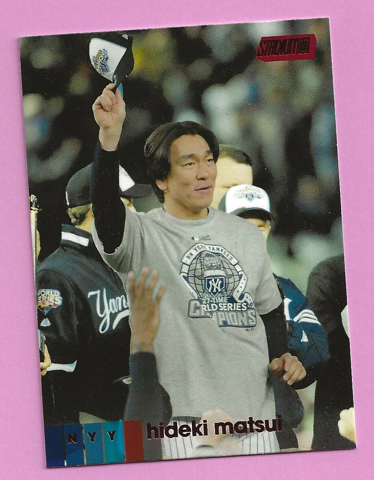 2020 Topps Stadium Club Red #103 Hideki Matsui New York Yankees - Image 1 of 1