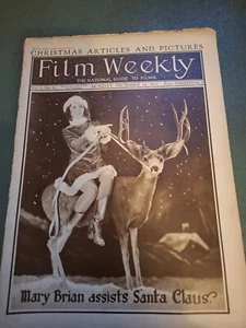 Rare Vintage FILM WEEKLY Magazine 16 DECEMBER 1929 Mary Brian Harold Lloyd - Picture 1 of 9