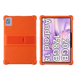 For FEZAWIO F11 10" Tablet Soft Silicone Protective Cover Kickstand Shockproof - Picture 1 of 25
