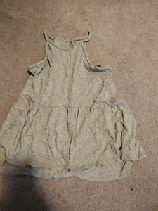  Abercrombie kids Girls Grey size 11/12 spaghetti Strap Shirt NWOT - Picture 1 of 3