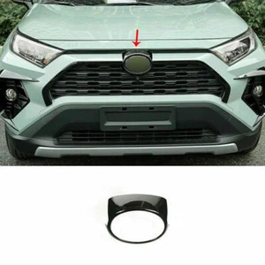 For Toyota RAV4 2019-2023 Black Front grille Logo Emblem Badge Frame Cover Trim - Picture 1 of 8