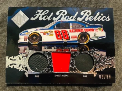 2012 Total Memorabilia Dale Earnhardt Jr. Race Used Sheet Metal & Tires /99 Rare - Image 1 of 2