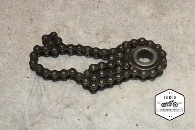 1974 Honda CB360 STARTER MOTOR GEAR AND CHAIN X7-3811.UM - Imagem 1 de 3