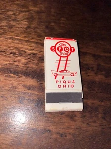 The Spot Restaurant Walk In Drive In Piqua & Sidney OH Vintage Matchbook Cover  - Picture 1 of 8