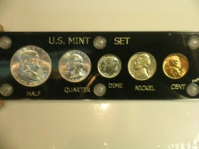 1954 D  Brilliant Uncirculated Coin Year Set  - Capital Holder - Image 1 of 4