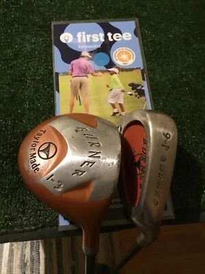 TaylorMade Juniors Burner Set Driver-3 Wood & 9-PW K-40 Graphite Bubble Shafts - Image 1 of 4