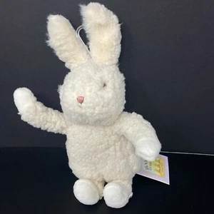 NWT Bunnies by the Bay Bunny White Rabbit Plush Shaggy Sherpa 11" Stuffed Animal - Picture 1 of 4