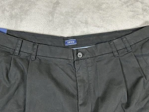 IZOD Herren 52 x 29 Big & Tall Performance + Stretch Hose schwarz Hosen * KOSTENLOSER VERSAND - Bild 1 von 12