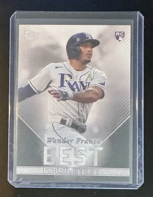 2022 Topps x Wander Franco Rookie RC Best and Brightest Tampa Bay Rays - Image 1 of 2