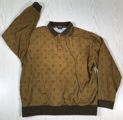 Pullover vintage Etonic GolfWear GoreTex Windstopper para hombre XXL dorado forrado años 90 Foto 1 de 4