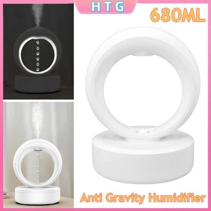 Air Humidifie Anti-Gravity Water Drop Mist Maker Fogger Aromatherapy Diffuser - Picture 1 of 16