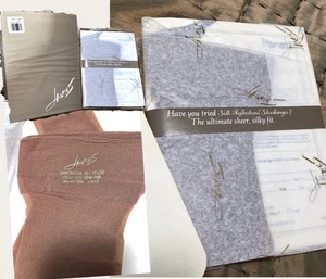 4-PAIR) VTG 1980s DEADSTOCK HANES CANTRECE "Barely There" Stockings in BOX $NR - Picture 1 of 9