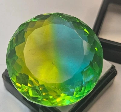 Tourmaline Bi-Colour Round Cut 83-85 Ct Natural VVS Loose EGL Certified Gemstone - Image 1 of 4