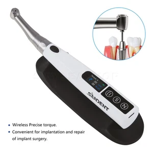 Universal Dental 20:1 Wireless Implant Torque Wrench Electric Driver Torque Kit - Picture 1 of 24