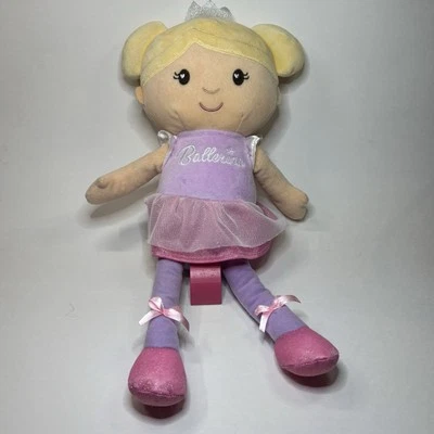 Плюшевая кукла-балерина Russ Cuddle & Co — розовая фиолетовая корона — подарочная игрушка 12 дюймов - Изображение 1 из 4