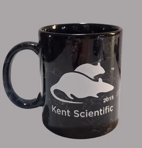 2015 Kent Scientific "Rattus Et Al." Rat Rodent Marbled Gray Ceramic Coffee Mug - Picture 1 of 12