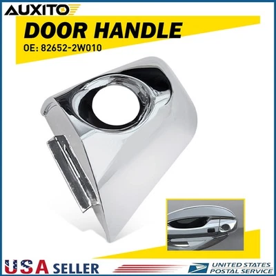 Front Exterior Door Handle Driver Side for Hyundai Santa Fe 13-19 2.0L 2.4L 3.3L - Image 1 of 4