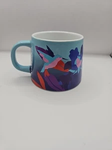 Starbucks 2023 Kolibri bunte Vögel Keramik Kaffeebecher 14 oz  - Bild 1 von 9
