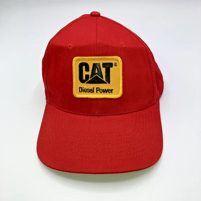 Sombrero de colección KC Red CAT Caterpillar parche Snapback Foto 1 de 4