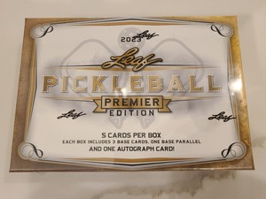 2023 Leaf Pickleball Premier Edition Hobby Box