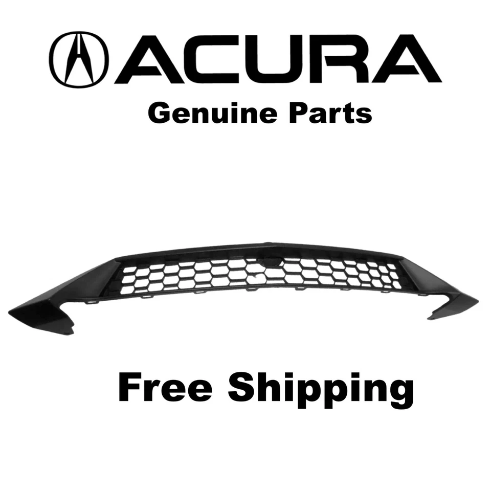 2019-2022 Acura ILX Bumper Grille Cover Mesh Front Center Black Lower OEM NEW - Image 1 of 4