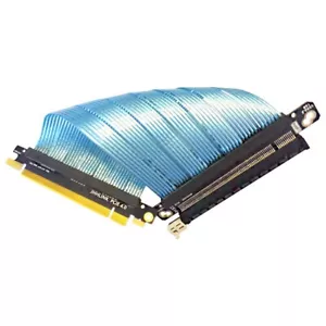 PCIE4.0 X16 flaches High-Speed-Grafikkarte Verlängerungskabel kompatibel PCIE4.0 - Bild 1 von 6
