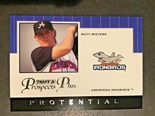 2007 Tristar Prospects Plus Matt Wieters Potential Insert Baltimore Orioles 