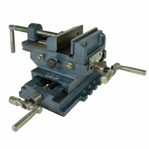 4 "/ 100mm Cross Sliding Engineer Drill Press Vice Machine Vice Hand Clamp Vise - Imagen 1 de 1