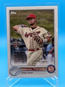2022 Topps Pro Debut #PD-64 EZEQUIEL TOVAR Pro Debut Minors ROOKIE Rockies RC - Picture 1 of 2