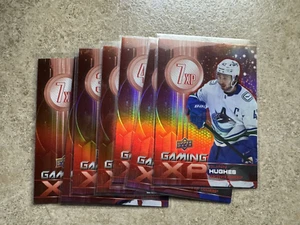 24-25 Upper Deck Series 1 Gaming XP Lot (7) FANTILLI MATTHEWS HUGHES HEDMAN + - Picture 1 of 1