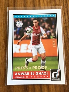 2015 Panini Donruss ~ Anwar El Ghazi #99 prueba de prensa SP 193/199 ~ fútbol Ajax - Imagen 1 de 1