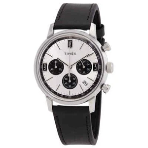 Timex Marlin Chronograph Quartz Silver Dial Men's Watch TW2W10300 - Picture 1 of 3