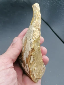 Lower Paleothic artifact Dordogne Large Acheulean Scraper H. Heidelbergensis FR - Foto 1 di 18