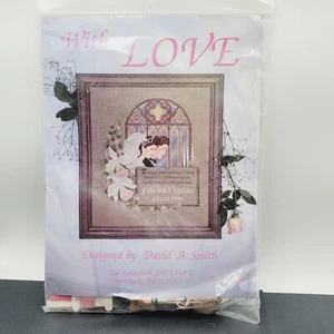 Vintage With Love Cross Stitch Kit David Smith 1991 NOS - Picture 1 of 6