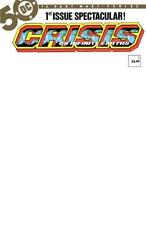 Crisis On Infinite Earths #1 Facsimile Edition Cvr C Blank Var DC Comics Book
