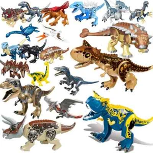 Jurassic World 3 Brutale Raptor Bausteine Dinosaurier Steine Tyrannosaurus - Bild 1 von 28