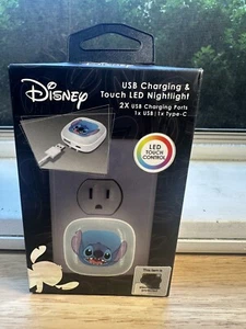 Disney USB Charging port & Touch LED Nightlight - stich - Cell Phone - Picture 1 of 2
