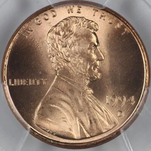 1994-D PCGS MS67RD Lincoln Cent 46909707 - Picture 1 of 3
