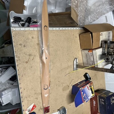 XOAR 27x10 RC Model Airplane Propeller 27 Inch Plane Prop Gas Wood Laminated NEW - Image 1 of 4