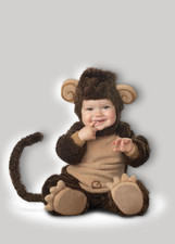 COSTUME CARNEVALE SCIMMIETTA INCHARACTER 12-18 MESI