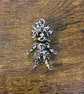 "Mini colgante Broly de bola de dragón y collar de 24"" de 1 pieza" - Imagen 1 de 8