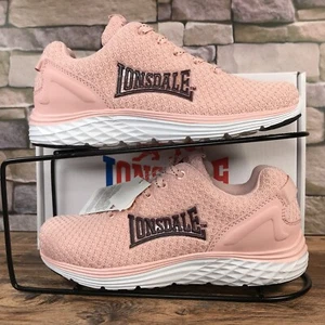 Lonsdale Ultraknit Blossom Wine Women’s Trainers - UK 3 / EU 36 - BNWB - Picture 1 of 23