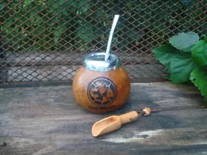 Mate Personalizado - Logo Grabado Club América + Tu Texto - Fútbol México - Imagen 1 de 4
