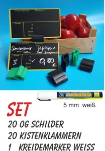 Preisschilder, Preisschild, Obst, Gemüse, Hof, Kreidemarker, Früchte, Hofladen. - Bild 1 von 8