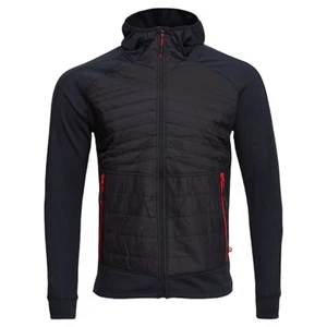 Chaqueta tampón ligera Silvini para hombre DIRILO XL negra roja con capucha aislada nailon - Imagen 1 de 10