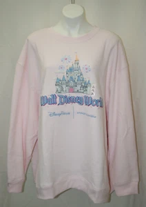 Walt Disney World x Stoney Clover Lane Cinderella Castle Pink Sweatshirt 3X NEW - Picture 1 of 15