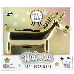 Unicorn Tape Dispenser Magical Gold Edition New - Picture 1 of 5