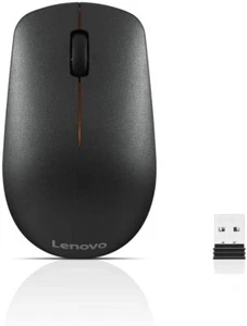 Lenovo 400 Wireless Optical Mouse Beidhändig USB Laptop PC Schwarz - Bild 1 von 10
